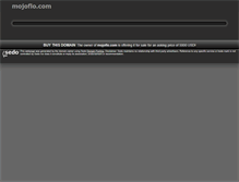 Tablet Screenshot of mojoflo.com